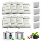 Nerūdijančio plieno i&scaron;manus vandens dozatorius su automatine cirkuliacija ir filtravimu katėms ir &scaron;unims 3.2L EU Adapter + USB Port