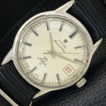 VINTAGE TITONI AIRMASTER ROTOMATIC &Scaron;VEICARI&Scaron;KAS VYRI&Scaron;KAS KREMĖS SPALVOS Ciferblato LAIKRODIS a700334-5