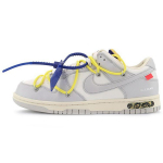 Off-White x Nike Dunk Low 27-asis i&scaron; 50 porų Unisex sportbačiai Sail Neutral-Grey DM1602-120 35.5