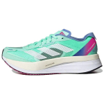 Adidas Adizero Boston 11 Mėtų spalvos Rožiniai Moteri&scaron;ki Sportbačiai Žali Debesėlio Baltumo Kri&scaron;tolo Baltumo HQ3696 36