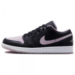 Air Jordan 1 Low SE Juodi Ledo Violetiniai Vyri&scaron;ki Sportbačiai Balti DV1309-051 44