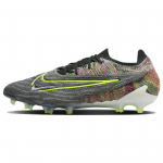 Nike Phantom GX Elite Gripknit Fusion FG Link Pack Unisex Sportbačiai Juodi Balti Mėlynai &Scaron;viečiantys DV6971-071 39