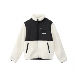 Puma Sherpa Color Block Fleece striukė su apykakle ir logotipu Vyri&scaron;kos striukės Ivory 846325-73 L black