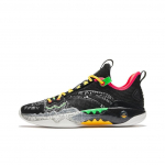 Anta Shock Wave 5 Pro Kyrie Irving Speed Vyri&scaron;ki sportbačiai Juodi Žali Geltoni 112411111S-6 39
