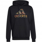 adidas Camo Graphic Hoodie Juodas Vyri&scaron;kas Streetwear IW2678 S