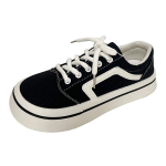 Madingi moteri&scaron;ki batai žemu aulu, vulkanizuoti drobės platforminiai sportbačiai, juodi plok&scaron;čiapadžiai, teniso, klasikiniai studenti&scaron;ki, maži poroms, riedlenčių 35