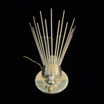 1 lempos vidurio amžiaus žalvario auksinis Sputnik sieninis &scaron;viestuvas Modernus namų dekoras svetainei, virtuvei, miegamajam, biurui