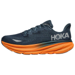 Hoka One One Clifton 9 Gtx Patogūs Universalūs Neslystantys Patvarūs Žemi Laisvalaikio Bėgimo Batai Vyri&scaron;ki sportbačiai Mėlyni Oranžiniai 1141470F-SGZ 43⅓ black