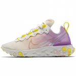 Nike React Element 55 Violetinė Žvaigždė Moteri&scaron;ki Sportbačiai CW2631-911 37.5 white