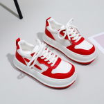 Balti batai moterims Nauji pavasario studentai Korėjieti&scaron;ko stiliaus universalūs laisvalaikio madingi batai storu dugnu madingi sportbačiai Z6603 40