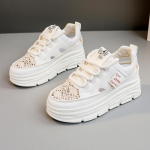 W3652 Nauji Tu&scaron;čiaviduriai Sandalai Moteri&scaron;ki batai Vasaros potvynis Storas dugno auk&scaron;tis Didėjantis vidpadis Kvėpuojantis laisvalaikio batai Moteri&scaron;ki madingi batai 40