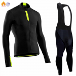 Žieminis termo fliso dviračių džersis vyri&scaron;kas MTB drabužis vyras 2025 palaidinė uniforma dviračių drabužiai pilnas trikotažas kombinezonas maillot rinkinys S