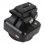 YT 1500pro Nuotolinio valdymo Pan-Tilt galva 360 laipsnių motorizuota besisukanti panoraminė galva i&scaron;maniesiems telefonams, DSLR kameroms