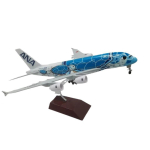 1/400 20cm Air Japan ANA Airlines Lėktuvo Modelis Žaislas Žalia Animacinė Jūros Vėžliukas Airbus 380 A380 Airways Metalinis Lydinys Lietas Lėktuvas mėlyna