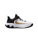Nike Giannis Immortality 4 GS Juodi Balti Metalinio Aukso Vaikų sportbačiai IH7664-003 40 white