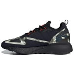 Adidas Originals Zx 2K Boost 'Juodi Žali Mėlyni' Sportbačiai GW2328 36