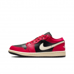 Air Jordan 1 Low Mystic Hibiscus Black Moteri&scaron;ki kedai Raudoni Kokoso Pieno DC0774-605 36
