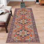 Kristalinis aksomas Mink&scaron;tas ir neslystantis Vintage Boho Persi&scaron;kas kilimas Skalbyklos Prie&scaron;kambario Virtuvės Svetainės Miegamojo Kilimėlis 40X120CM(1.3X3.9FT