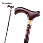 Raudona medinė vienos jungties madinga lazda pasivaik&scaron;čiojimui, dekoratyvinė, skirta Cosplay, Helovino kuoka, ramentas, lazda, vyskupo lazda, 92 cm