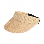 Helen Kaminski Skrybėlė51381 Ntbk Medea Natūralus Juodas Visor Kepurė nuo Saulės HAT51381 NTBK