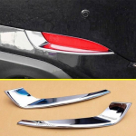 For Mazda CX-5 22-2024 Chrome Car Rear bumper Fog Light Lamp frame Cover Trim 2p gray