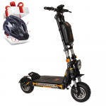 Kukirin G4 Max Off-Road E-Scooter 3200W Dual Motor 60V 35.4Ah, 80km/h, 12 large wheels, 38&deg; Climbing, Full Suspension, IP54, Front Waterproof Bag G4Max+Helmet (Split Up) juoda