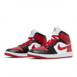 Air Jordan Wmns Air Jordan 1 Mid Alternate Bred Toe BQ6472-079 EU 36.5 juoda/balta