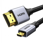UGREEN Micro HDMI HDMI į Micro HDMI Dvikryptis Auk&scaron;tos kokybės 4K 60Hz 3D HDR Didelės spartos Suderinamas su GoPro Hero Raspberry Pi Nikon Yoga 3 2M Kabeliu,