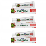 Sri Sri Tattva Sudanta Raudonos Ajurvedinės Dantų Pastos 200g X 3 Pakuotė | Žolinė Burnos Priežiūra Gaiviam Kvėpavimui & Stiprioms Dantenoms