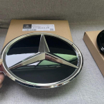 Mercedes Benz radiatoriaus grotelių emblema Žvaigždės logotipas Automobilio priekinės grotelės ženklelis W204 W205 X253 W213 W212 W176 W177 W167 W246 W117 priedams CLS-257 2020-2022