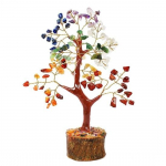 7 čakrų kri&scaron;tolinis bonsai medis Sėkmės, turto, gerovės Reiki gydymas, teigiamos energijos dvasinė dovana 100 karoliukų