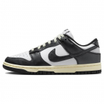 Nike Dunk Low Vintage Panda Baltas Kokoso Pienas Juodas Unisex Batai FQ8899-100 37.5
