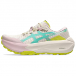 Asics Trabuco Max 5 Patogūs Mink&scaron;ti Bėgimo Takais Batai Moteri&scaron;ki Sportbačiai Smėlio Spalvos Žalias Geltonas 1012B937-250 37