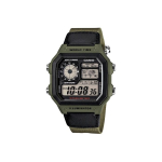 CASIO G Shock AE 1200WHB 3B AE-1200WHB-3B Green Strap Regular Box gray