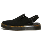 Dr. Martens Unisex Carlson Suede Juodi Slingback Mules Sandalai 27410001 36