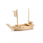 Japoni&scaron;kos virtuvės Sashimi lėk&scaron;tė Maisto padavimo indas Sushi laivelis Sushi padėklas Stalo reikmenys Jūros gėrybių įrankis Wooden 50cm beige