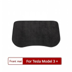 2024 m. skirta Tesla New Model 3 Highland priekinio flanelinio bagažinės kilimėlio apsauginė trinkelė, neslystantis, atsparus dirvožemiui kilimėlis, flokuojančio audinio priedai