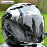 Motociklo &scaron;almai Skydelis &Scaron;almo stiklas Skydelio danga UV apsauga Veido skydelis SHOEI J-CRUISE 1-3 J-FORCE4 &Scaron;almo dalys gray