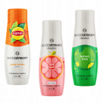 Sodastream Ledo arbata Persikas + Greipfrutas + Citrina-Laimas 3 vnt. Koncentratų rinkinys