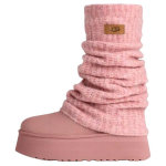 UGG CLASSIC MINI Dipper &Scaron;ildytuvai Suede &Scaron;ilti Sniego Batai Moteri&scaron;ki Rožiniai 1178990-PDW 38 beige