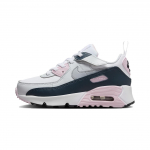 Nike Air Max 90 Drobė, Atspari Dilimui Karvės Oda Žemi Vaikų Laisvalaikio Batai Balti Rožiniai HF6357-104 27