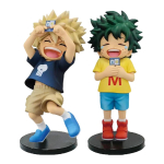 Sandėlyje Naujas Anime Mano Herojų Akademija Midoriya Izuku Bakugou Katsuki Vaikystės Serija Anime Figūrėlė Žaislai Vaikams Kalėdinė Dovana beige