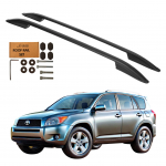 Stogo Bėgiai Toyota Rav4 Visureigis 20062013 Juodas Aliuminio Tvirtas Patvarus