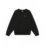 Nike Solo Swoosh Fleece Crewneck Juodi Vyri&scaron;ki Vir&scaron;utiniai Drabužiai DX1361-010 M