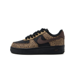 Nike Air Force 1 Abrasion Resistant Low top Skateboard Shoes Unisex Brown CW2288-001(Team500-) 36 black