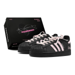 Adidas Originals Superstar 2 Porai, Romanti&scaron;ka Dovana, Rožinė Uoga, Kaspinėlis, Saldus Stilius I&scaron;dykęs, Universalūs Mieli Žemi Batai JH9977(TeamS1-S-BOX) 36