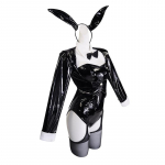 Juodas triu&scaron;io mergaitės Cosplay kostiumų rinkinys, Helovino vakarėlio karnavalinis kostiumas, Anime triu&scaron;io kostiumas su ausimis moterims XS juoda
