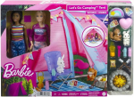 Barbie didelė kempingo palapinė su 2 lėlėmis ir priedais HGC18 i&scaron; Mattel