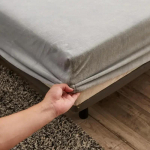 Žieminis pliu&scaron;as elastingas paklodė dvigulė lova Mink&scaron;ta &scaron;ilta aksominė lovatiesė Čiužinio užvalkalas Patalynė apsauga 90 150 160 180 120x200x25cm 1pc