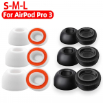 Atminties putos ausų antgaliai, skirti AirPods Pro 3, neslystantys ausų kam&scaron;tukai, mink&scaron;tas kempinėlės ausų pagalvėlės pakeitimas, ausinės S/M/L, skirtos AirPods Pro3 6 Pairs